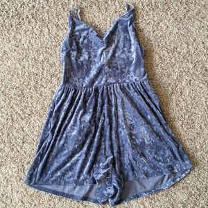 Crushed Velvet Romper
